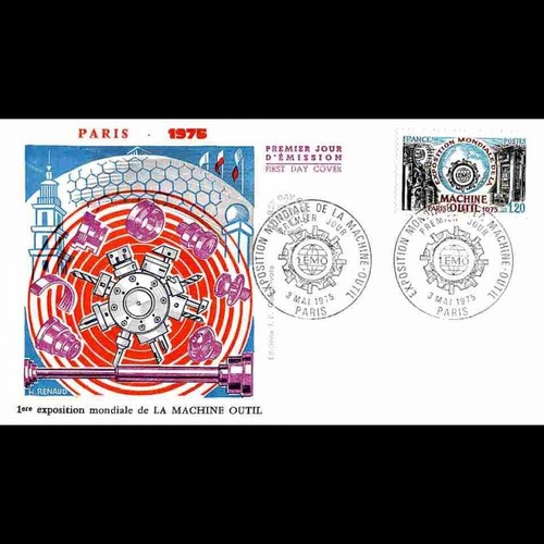 FDC JF - Expo mondiale de la machine outil - 3/5/1975 Paris | eBay