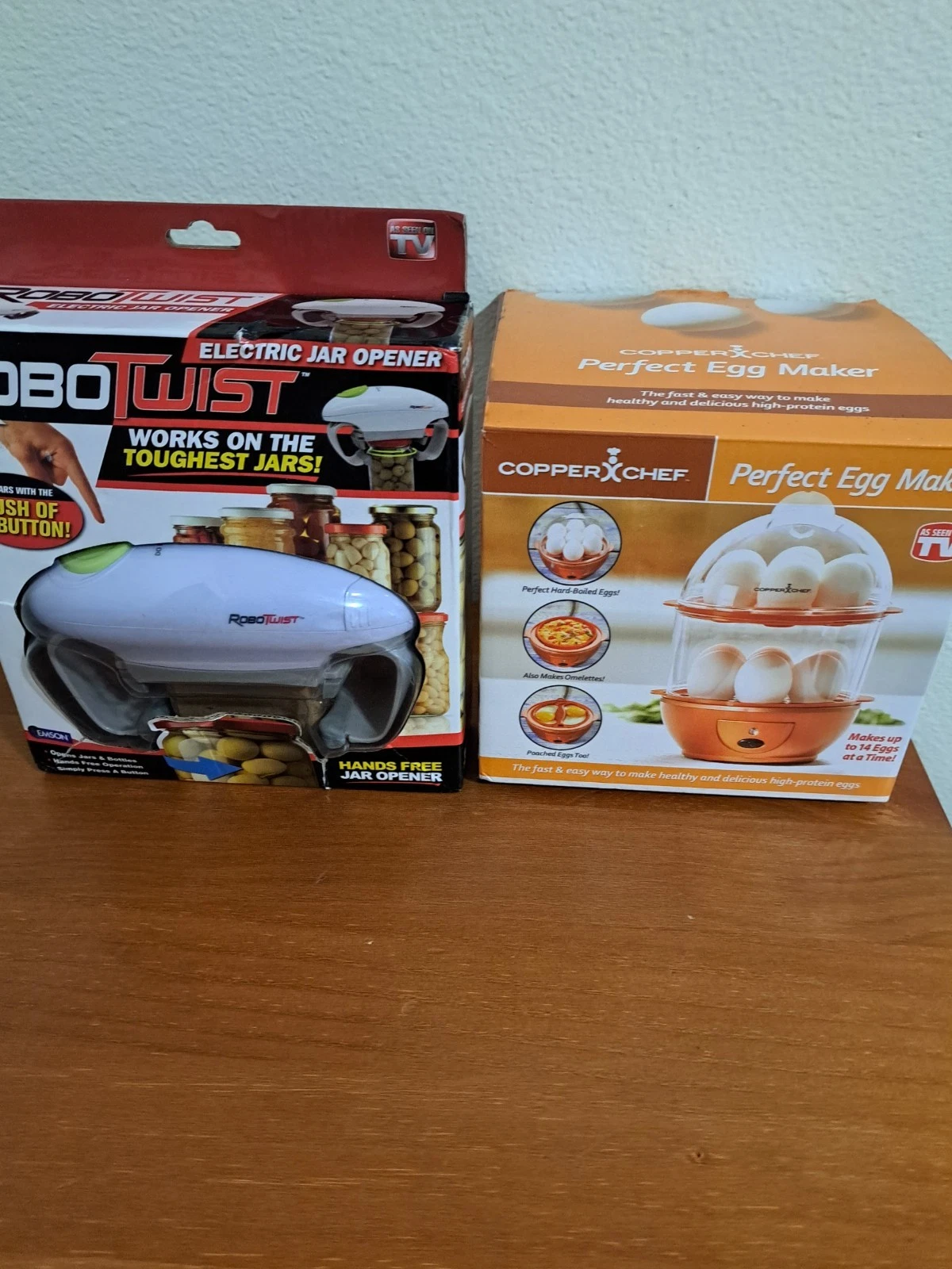 “Brand New” Perfect Egg Maker By: Copper Chef As Seen On TV & automatic jar open
Opens in a new wind