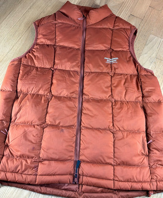 Pas Normal Studios   Men s Off Race   Down Vest - Copper Orange - Large