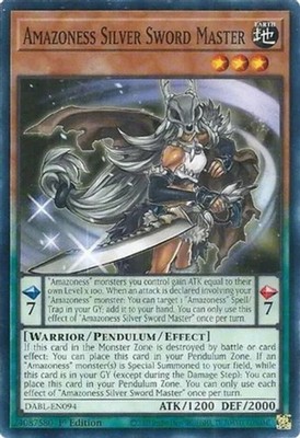 Amazoness Silver Sword Master - DABL-EN094 - Common - 1st Edition - Near Mint