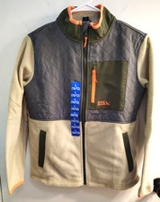 Eddie Bauer Kids Polar Fleece Jacket Large 10/12 Natural NWT