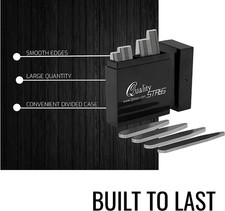 Metal Collar Stays for Men 40-Piece Set in 4 Sizes for Dress Shirts by