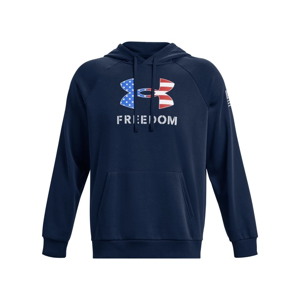 Under Armour 1379209 Mens UA Freedom Rival Fleece Big Flag Hoodie Academy Medium
Opens in a new wind