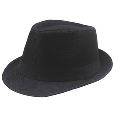 Classic Fedora Hat for Men Women Short Brim Panama Summer Beach Hat Accessories