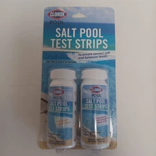 Clorox Salt Pool Test Strips for Testing Salt Levels & Balancer Levels New 