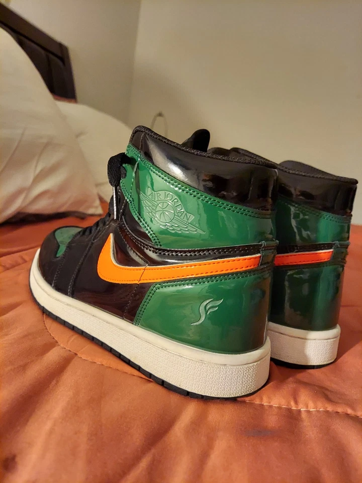 Zapatillas SoleFly x Air Jordan 1 Retro High Art Basel Talla 10.5 136-223 Usadas 2x Foto 2 de 4