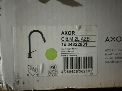 #ad Axor 34822831 Citterio M 2 Hole Pull Spray Head Kitchen Faucet Polished Nickel $638.00