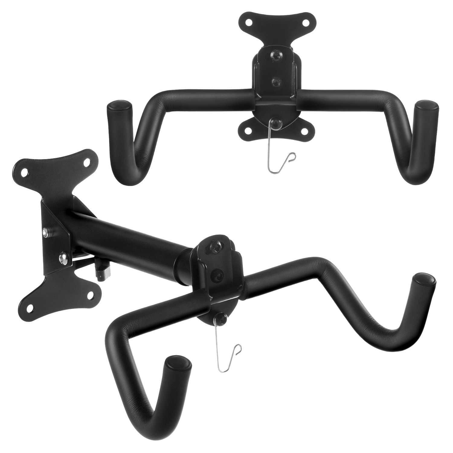 Support mural vélo horizontal robuste en acier Maclean MC-484 charge max 30kg