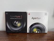 Apple Aperture 2 & Aperture 3 Upgrade DVD Set - Vintage Mac Software CIB Boxed