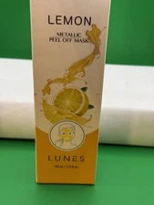 Lunes Yellow Metallic Peel Off Mask Facial brightening & Firming Treatment