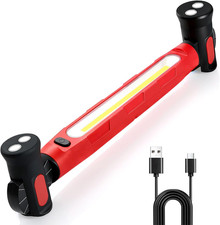 Work Light, 3000LM Ultra Bright LED Magnetic Light Bar, 5200mAh Cordless Recharg