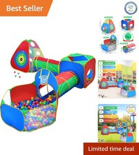 Delightful 5pc Ball Pit Tents with Tunnels for Active Kids - Indoor  Outdoor