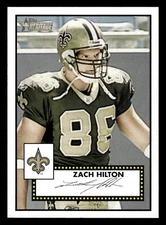 2006 Topps Heritage #275 Zach Hilton Card New Orleans Saints
