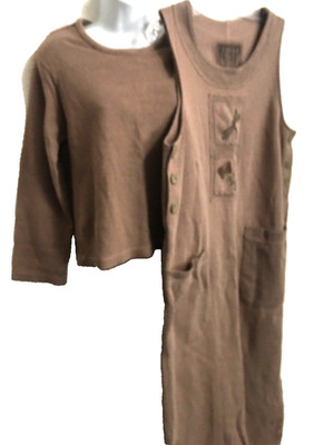 1633 brand 2 PC Dress Artisan Hand Stamped Comfort 100% Cotton Size- S NEW