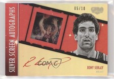 2015-16 Panini Gala Silver Screen Auto Red Ink /10 Rony Seikaly #SS-RSK Auto