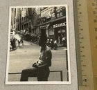 old Hong Kong photo theatre and Rickshaw street scene 香港照片 人力車