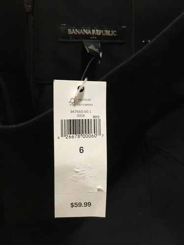 NUEVA CON ETIQUETAS Falda Negra Banana Republic Mujer Talla 6 - Imagen 7 de 7