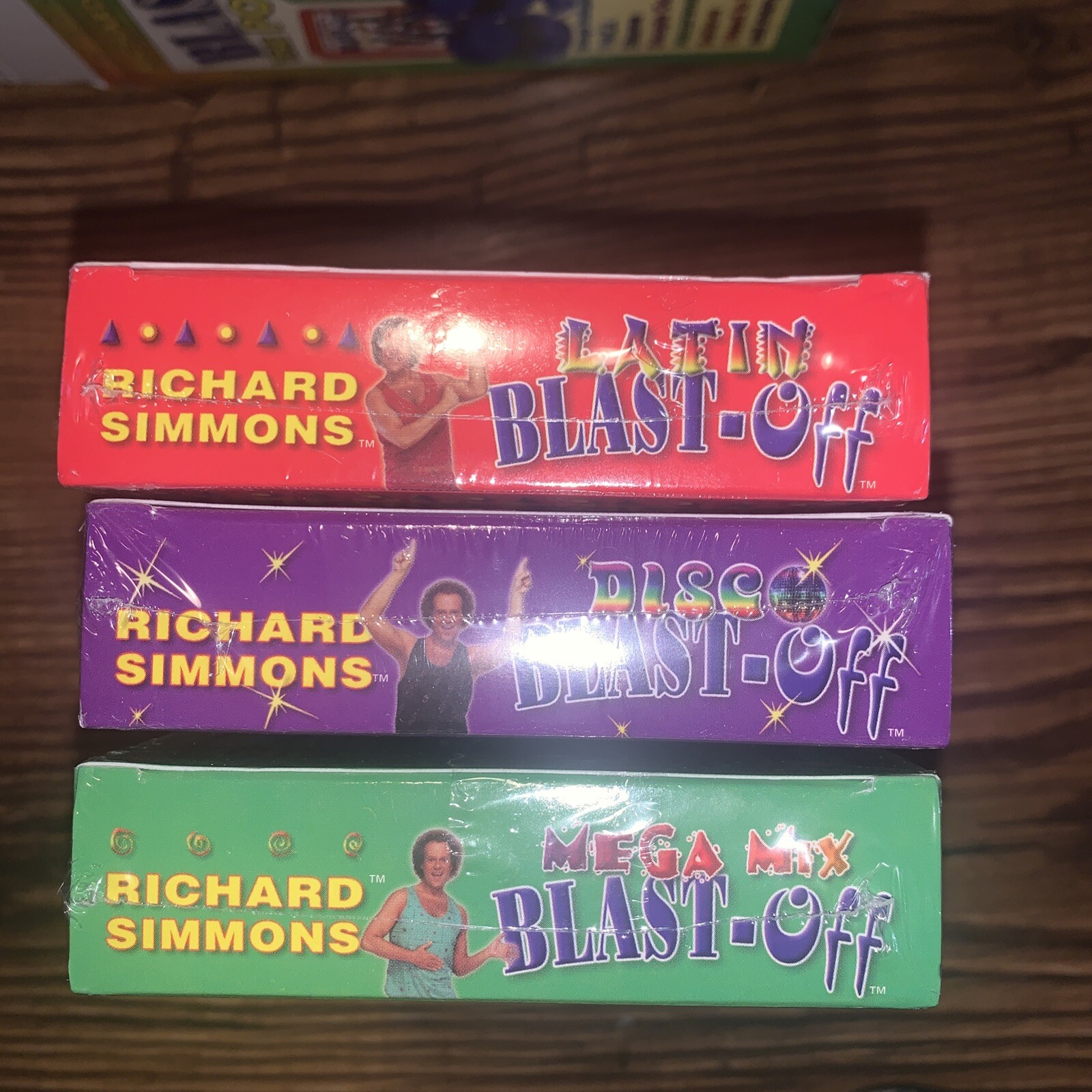 Vintage Sealed VHS Tape Richard Simmons Blast Off The Pounds 3 Tapes No