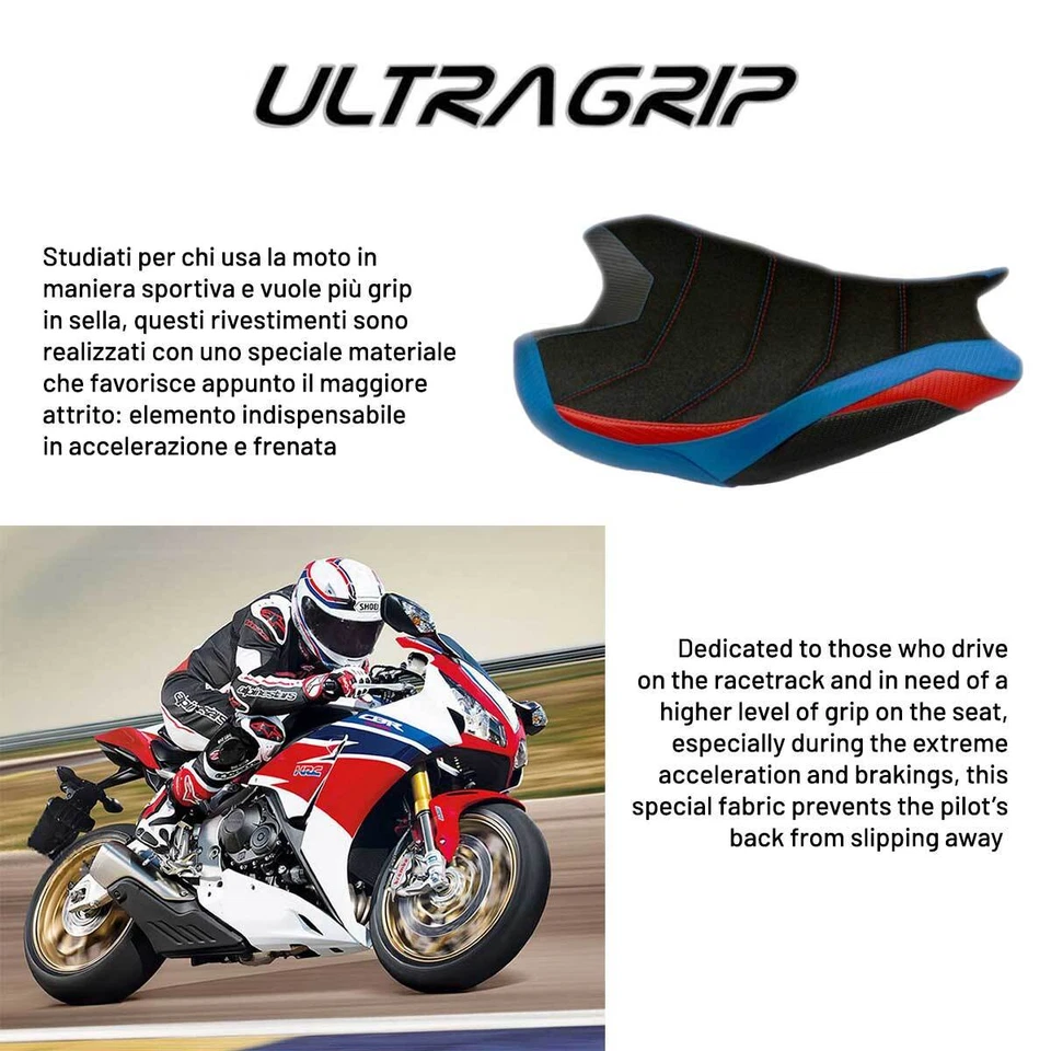 RIVESTIMENTO COPRI SELLA ULTRAGRIP 1SL-2 FOR YAMAHA 850 TRACER 900 2015-2017 - Immagine 3 di 4