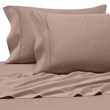 King Size Pillowcases 100 Modal Sateen, 400 Thread Count, Pure Beech Taupe