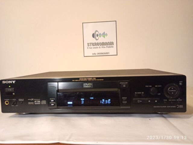 LETTORE HI END CD/DVD SONY DVP-S725D CD PLAYER Dolby Digital 5.1ch
