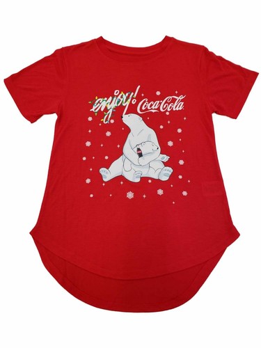 Womens Red Enjoy Coca-Cola Polar Bears 