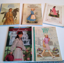 American Girl Series 1 Meet Kaya, Kirsten, Addy, Samantha Kit Lot of 5 Books