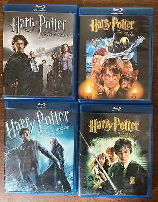 4 Harry Potter Blu-Ray Movies - FREE SHIPPING!! | eBay