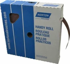 Norton 1-1/2" x 50 Yd 80 Grit Aluminum Oxide Shop Roll