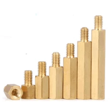 M3 Male-Female Brass Hex Column Standoff Spacer Support Pillar For PCB Board