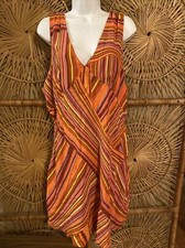 WILD FABLE Sleeveless Dress Orange Pink Yellow XX-Large *NWT* MSRP $25.00