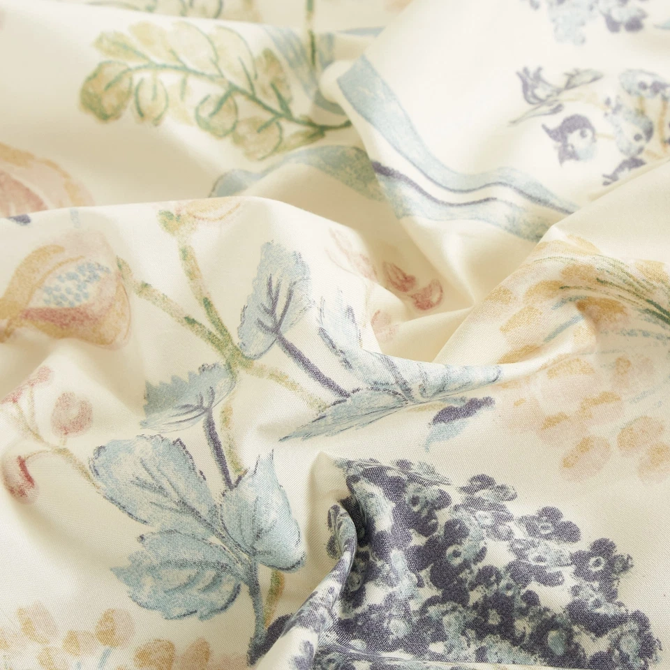 Chezmoi Collection 4-Piece Printed Floral Microfiber Sheet Set with Deep Pocket - Image 2 of 4