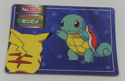 Japanese Pokemon TOP Topsun VS Battle Card No. 007 Squirtle Japanese Pokemon TOP Topsun VS Battle Card No. 007 Squirtle