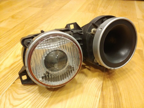 BMW E30 Headlight intake cold air duct Highbeam replacement L=R R4 R6 V8 V12 - Picture 5 of 16