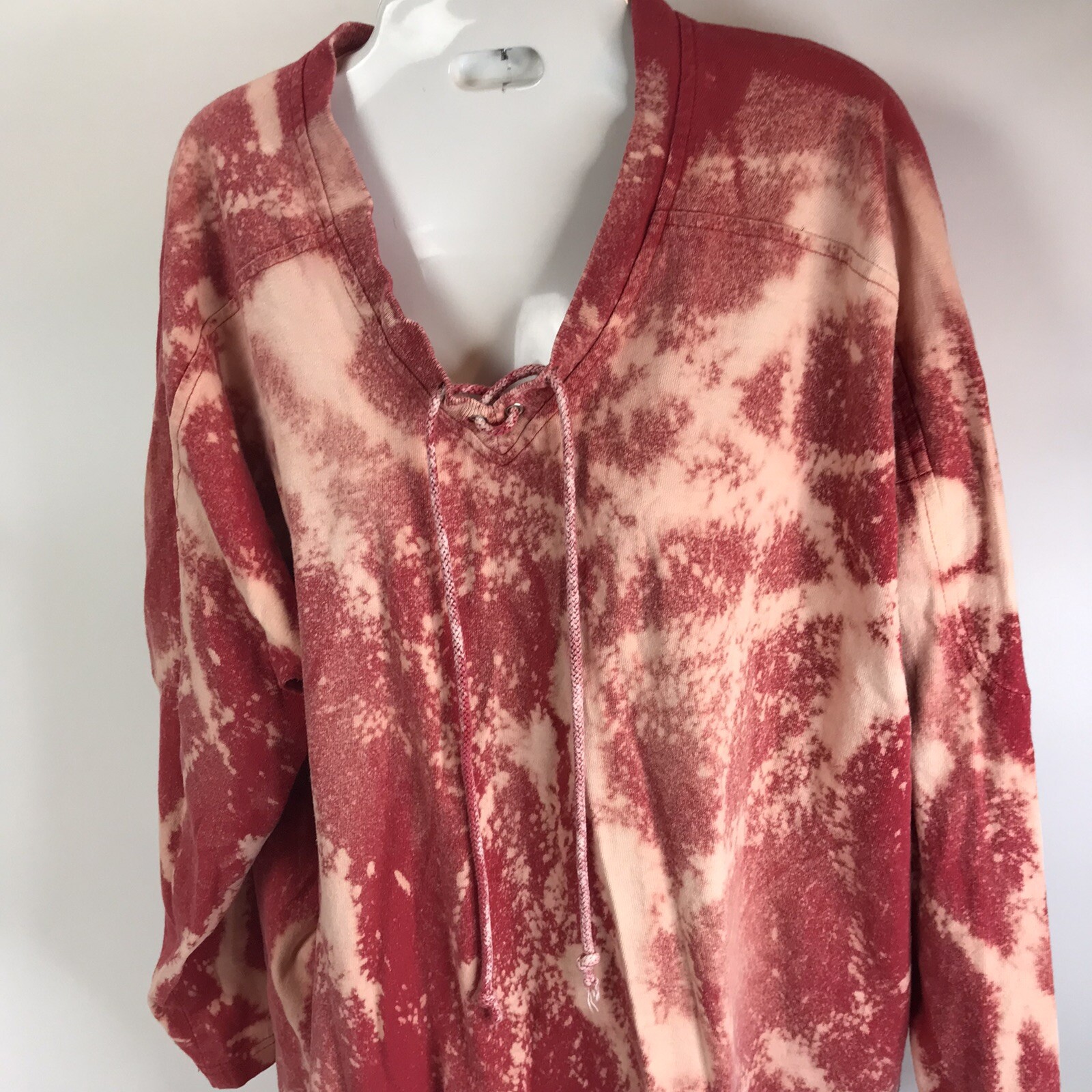 Vintage Top Bleached Tee Basic Instinct Large Ove… - image 5