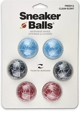 Sneaker Balls 6-Pack  Gym Bag, and Locker Deodorizer