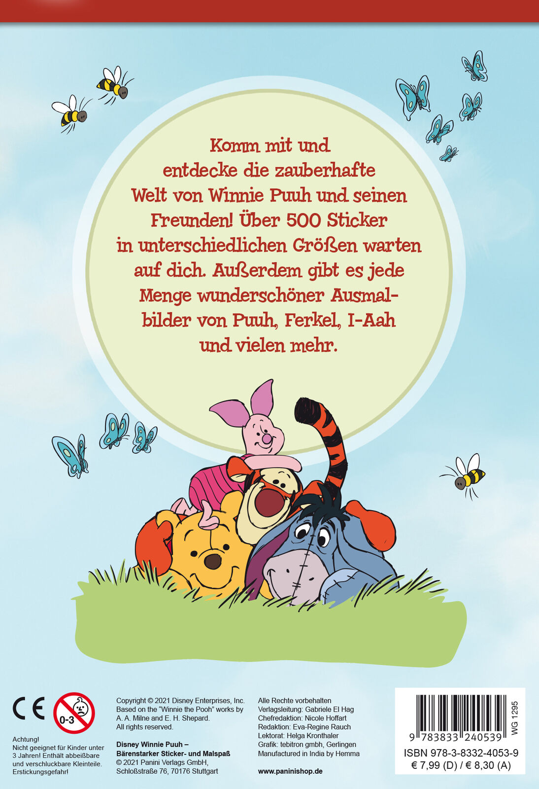 Thumbnail - Unbekannt. / Disney Winnie Puuh: Bärenstarker Sticker- Und Malspaß