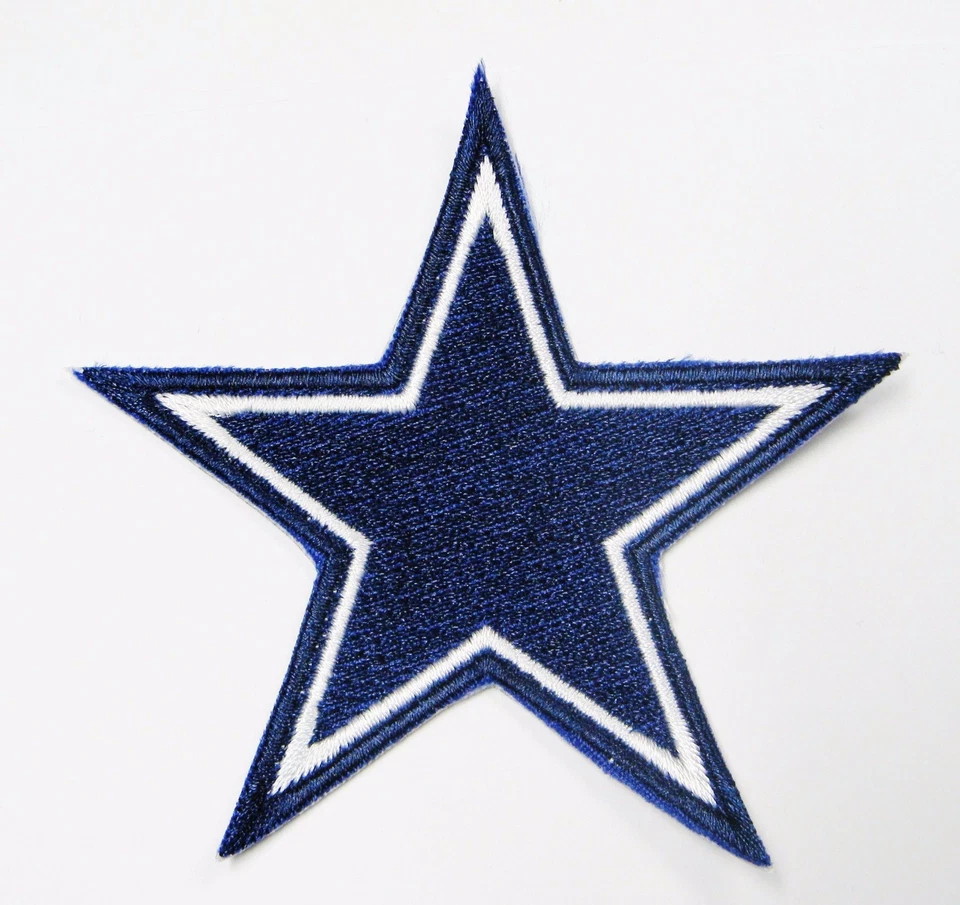 LOT OF (1) NFL DALLAS COWBOYS (STAR) LOGO EMBROIDERED PATCH IRON-ON ITEM # 05 - Image 1 of 1