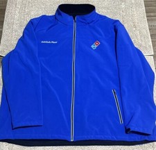 RARE Domino's Pizza Delivery Driver Blue Jacket Extra Big Size 6XL / XXXXXXL