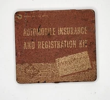 Vintage Liberty Mutual Automobile Insurance and Registration Kit