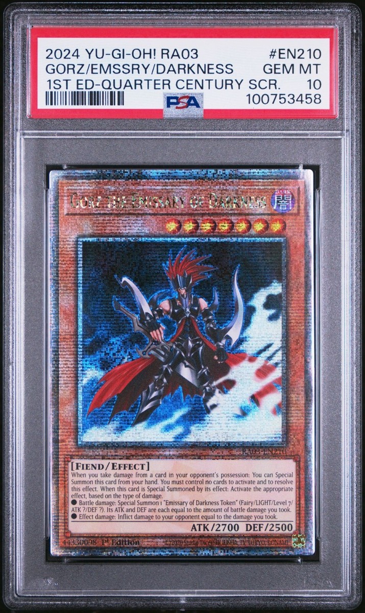 レアK.E.of Tha Darkside Tha Light And… Gorz the Emissary of Darkness Quarter Century Secret Rare RA03