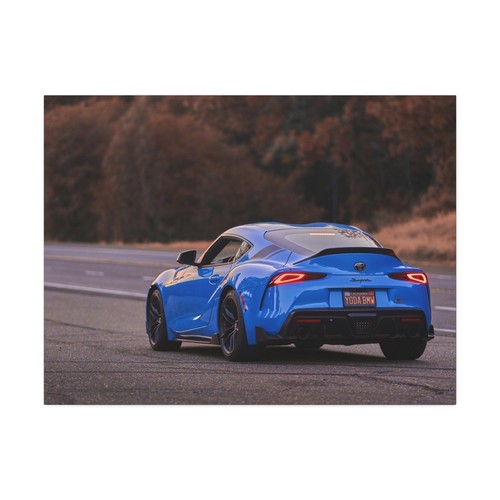 Toyota Supra Mk5 High Resolution Museum Quality Horizontal Canvas Print #004 - Picture 3 of 10