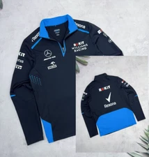 2019 Williams Racing F1 Team Rokit 1/4 zip Sweatshirt Rexona Orlen AMG size S
