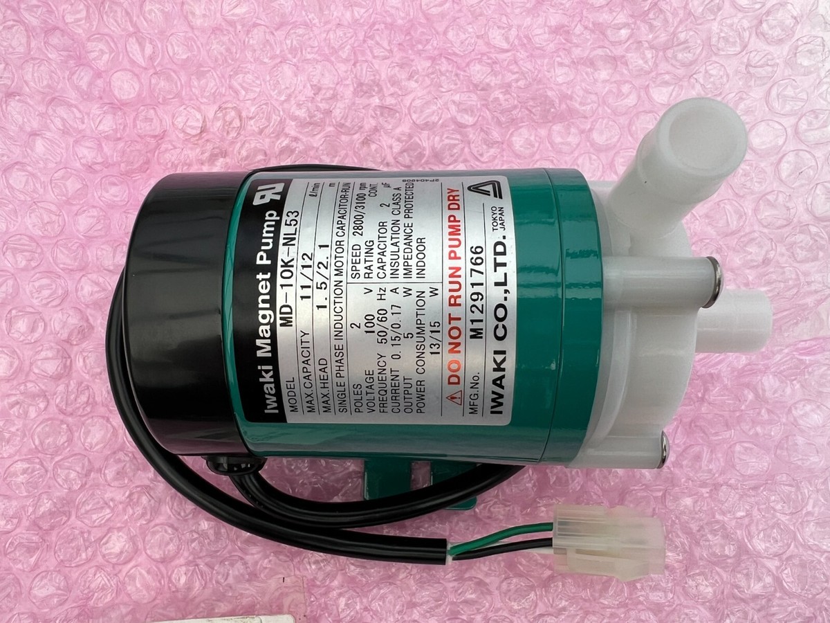 Fuji Frontier Iwaki Magnetic Pump MD-10K NL53 100 Volt AC M1291766