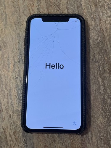 Apple iPhone X - 512GB - Black - Fully Functional, Cracked Screen - Picture 10 of 11
