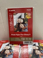Canon Photo Paper Plus Glossy ll 4x6 lot Of 34 Packs