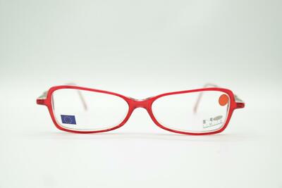 No Limits 8123-002 Red Gray Oval Glasses Frame Eyeglasses New