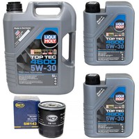 MotoröL Set Top Tec 4600 5W-30 Liqui Moly 7 Liter + ÖLfilter FüR Lexus Toyota