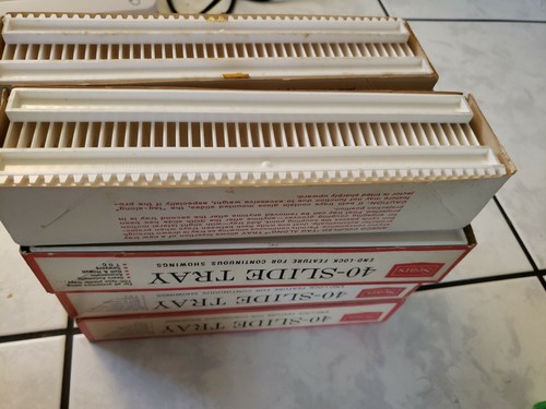 Lot of 8 Sears 40 Slide Tray End Lock Feature TDC Type 3-9975 - Vintage - Picture 4 of 5