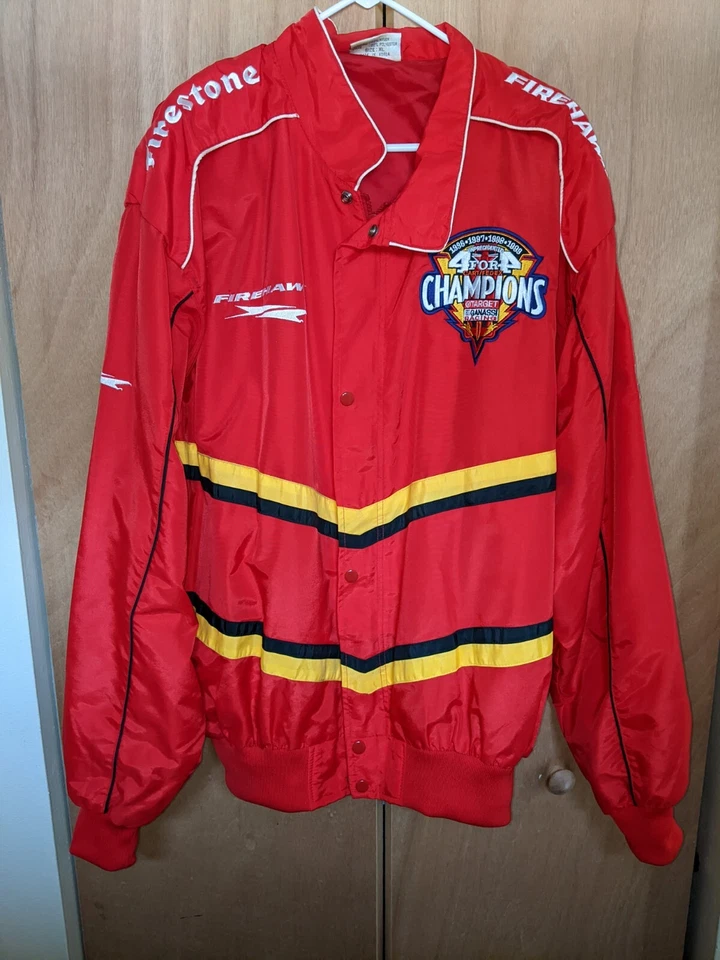 Vintage Firestone Racing Firehawk Jacket XL 4 for 4 Champions Ganassi Target - Image 3 of 4